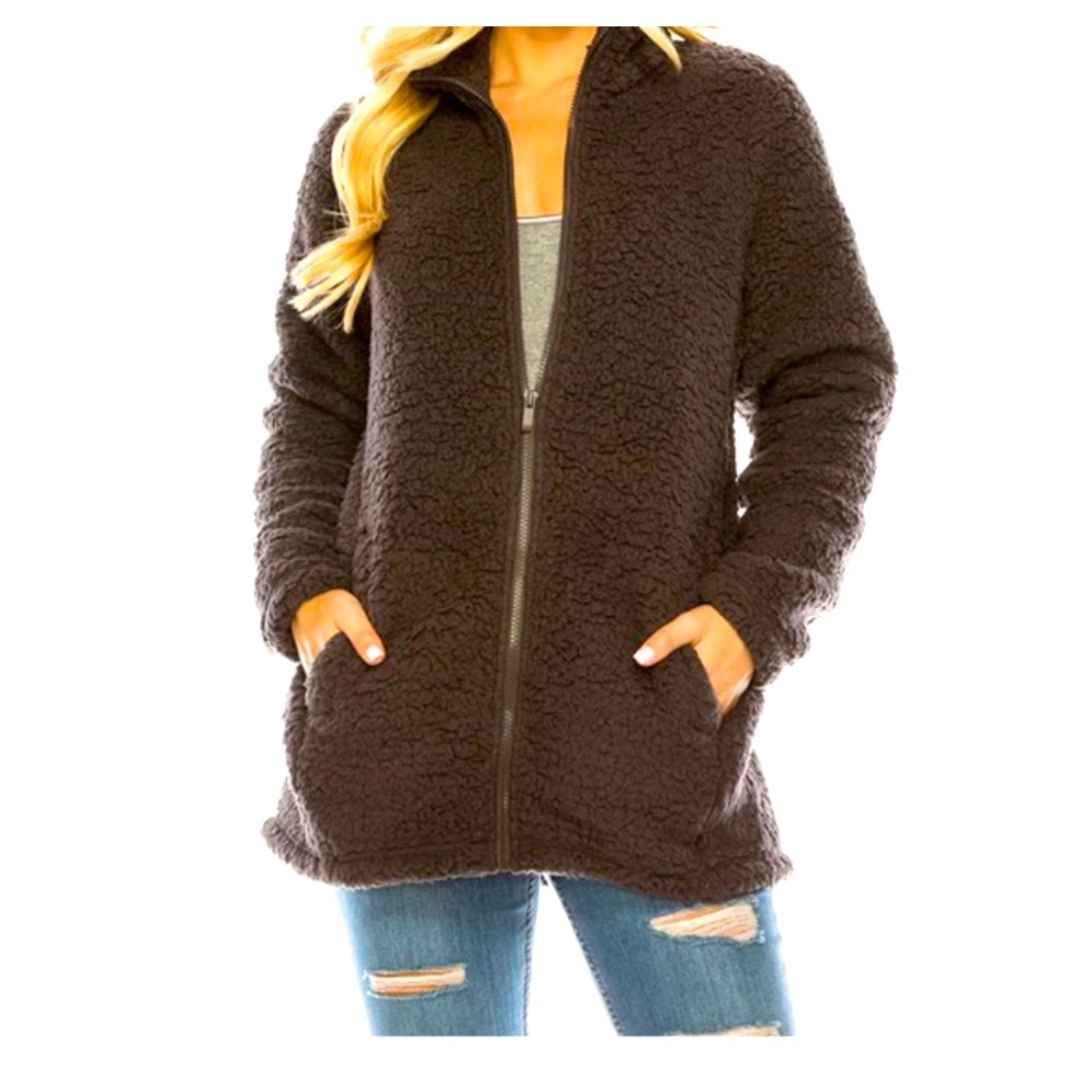 Plush Jacket (Ash Gray)